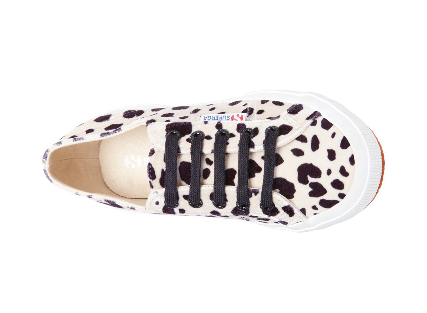 Tenis Feminino Bege/Marrom - Superga 2750 Fanvelvetw - WGHCA-9023